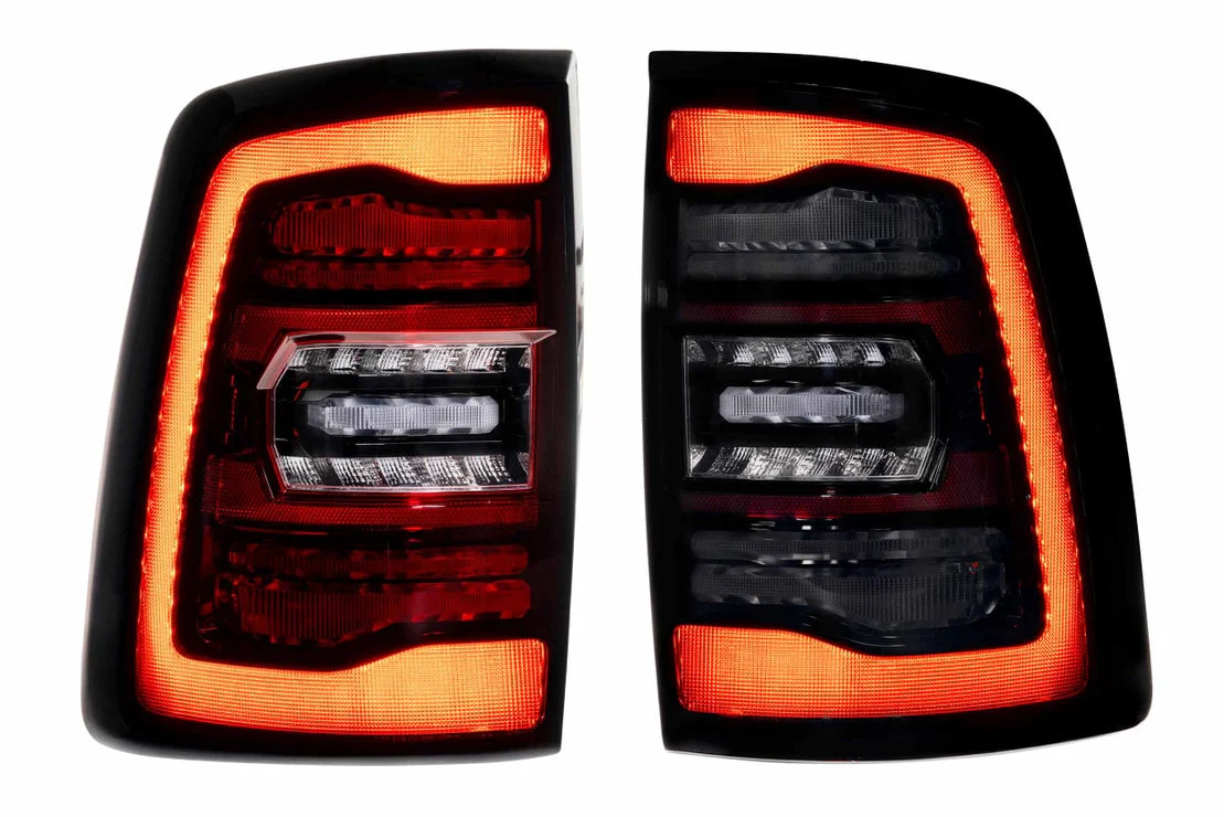 2019-2024 Ram HD 2500 Red Smoked XB LED Tail Lights - Image 7