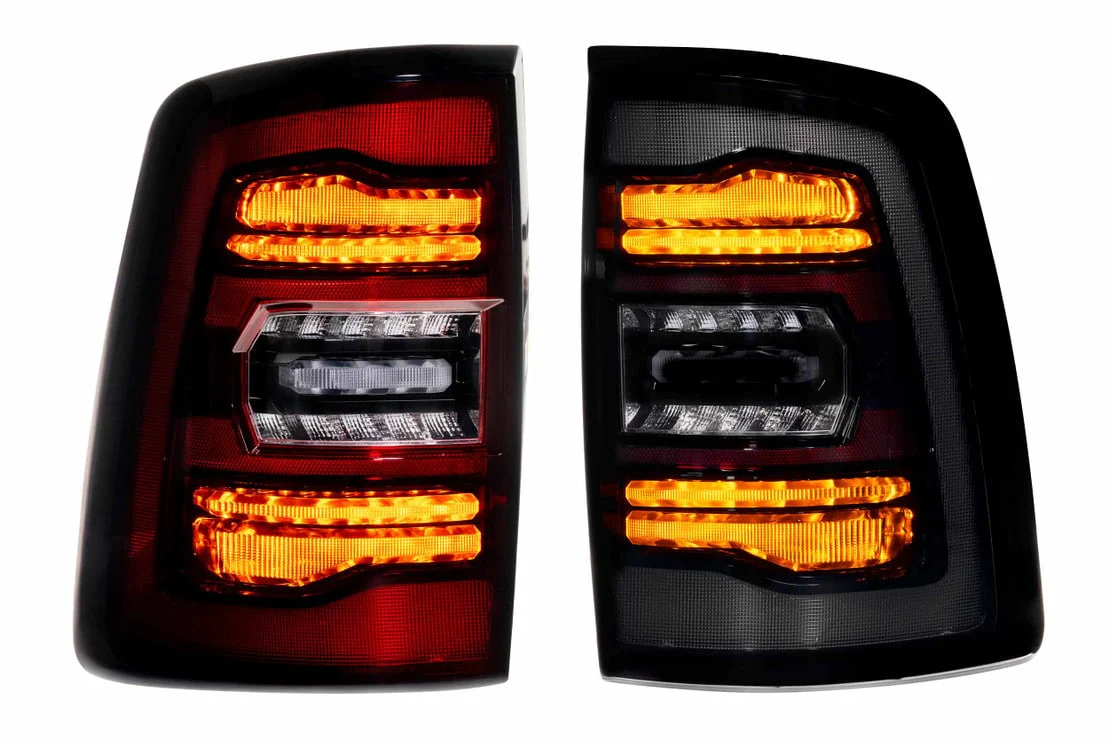2019-2024 Ram HD 2500 Red Smoked XB LED Tail Lights - Image 9