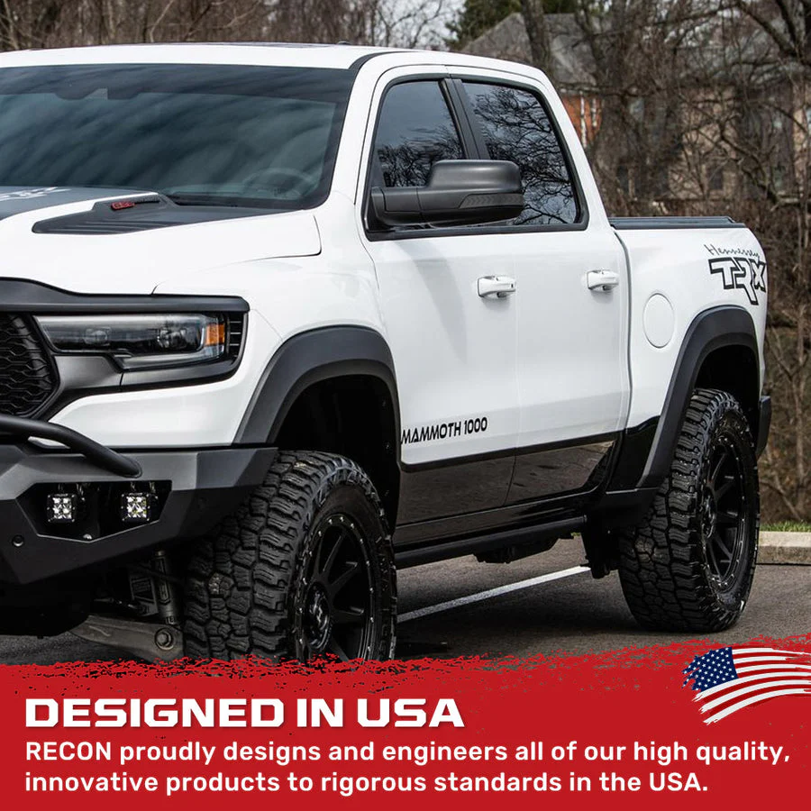 2019-2024 Ram TRX 1500 Smoked White Amber Scanning LED Mirror Lights - Image 16