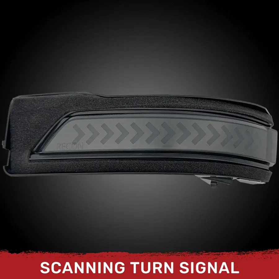 2019-2024 Ram TRX 1500 Smoked White Amber Scanning LED Mirror Lights - Image 3