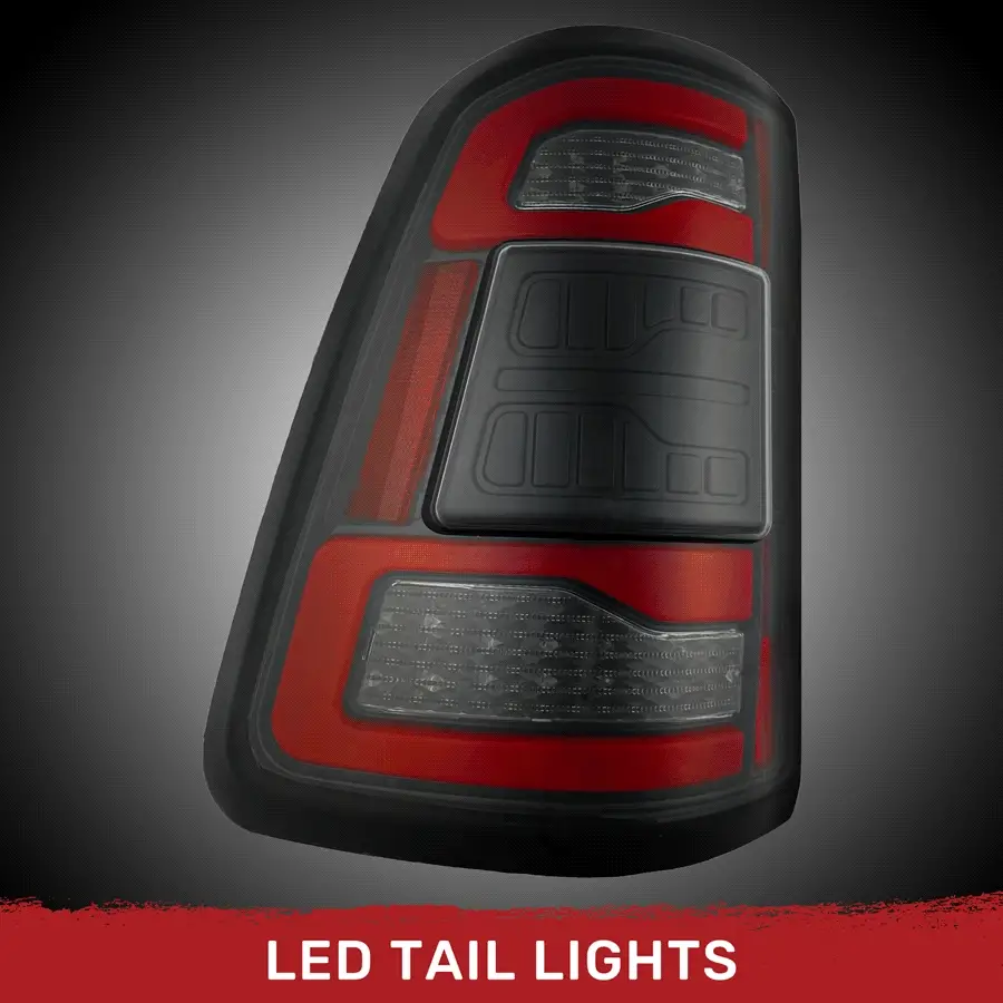 2019-2024 Ram 1500 & TRX Smoked Scanning LED Tail Lights - Image 4