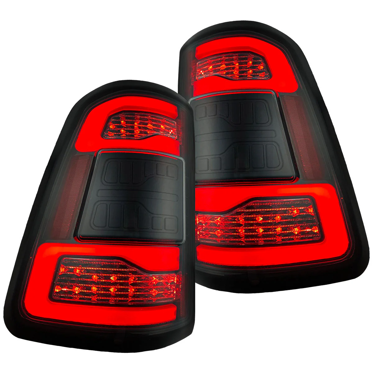 2019-2024 Ram 1500 & TRX Smoked Scanning LED Tail Lights - Image 7
