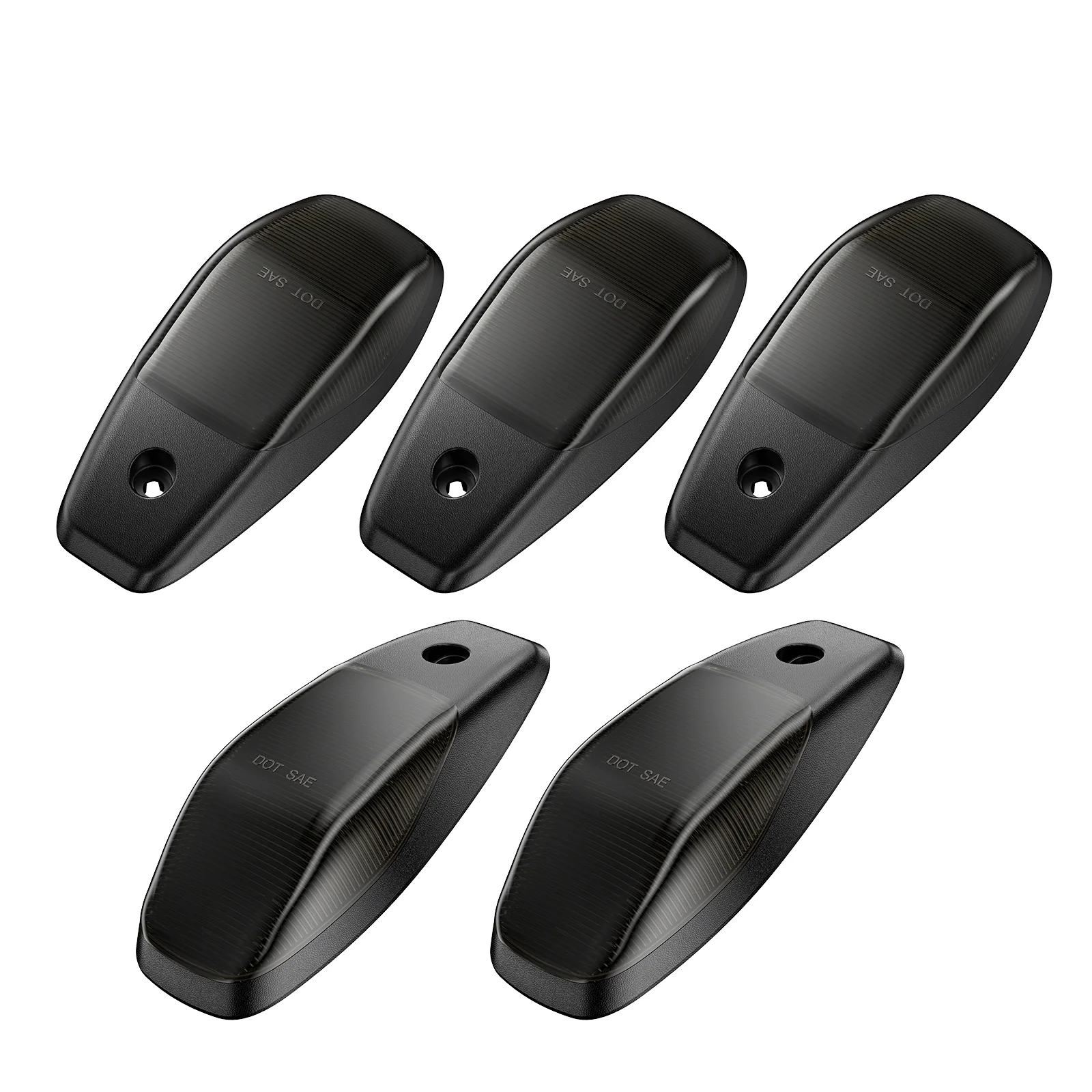 2019-2026 Ram HD Clear Smoked White Amber LED Roof Cab Lights - Image 13