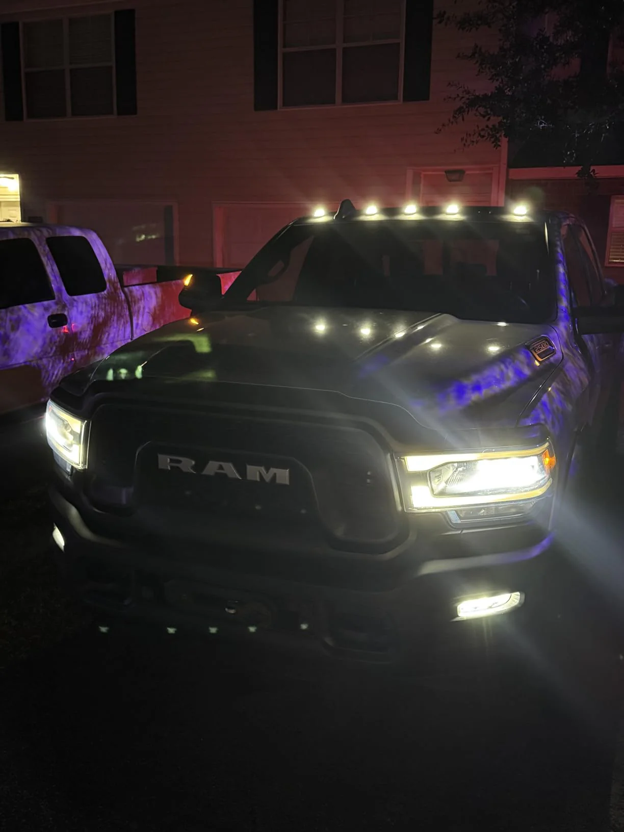 2019-2026 Ram HD Clear Smoked White Amber LED Roof Cab Lights - Image 6