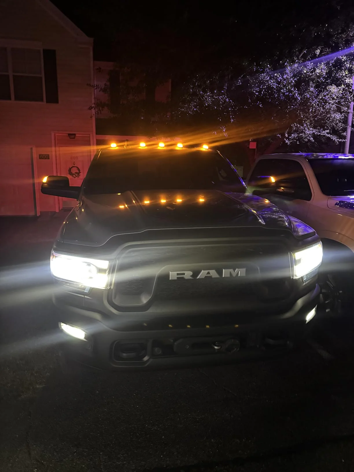 2019-2026 Ram HD Clear Smoked White Amber LED Roof Cab Lights - Image 7