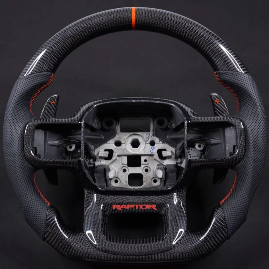 2021-2026+ Ford F150 & Raptor Custom Carbon Fiber LED Steering Wheel - Image 82