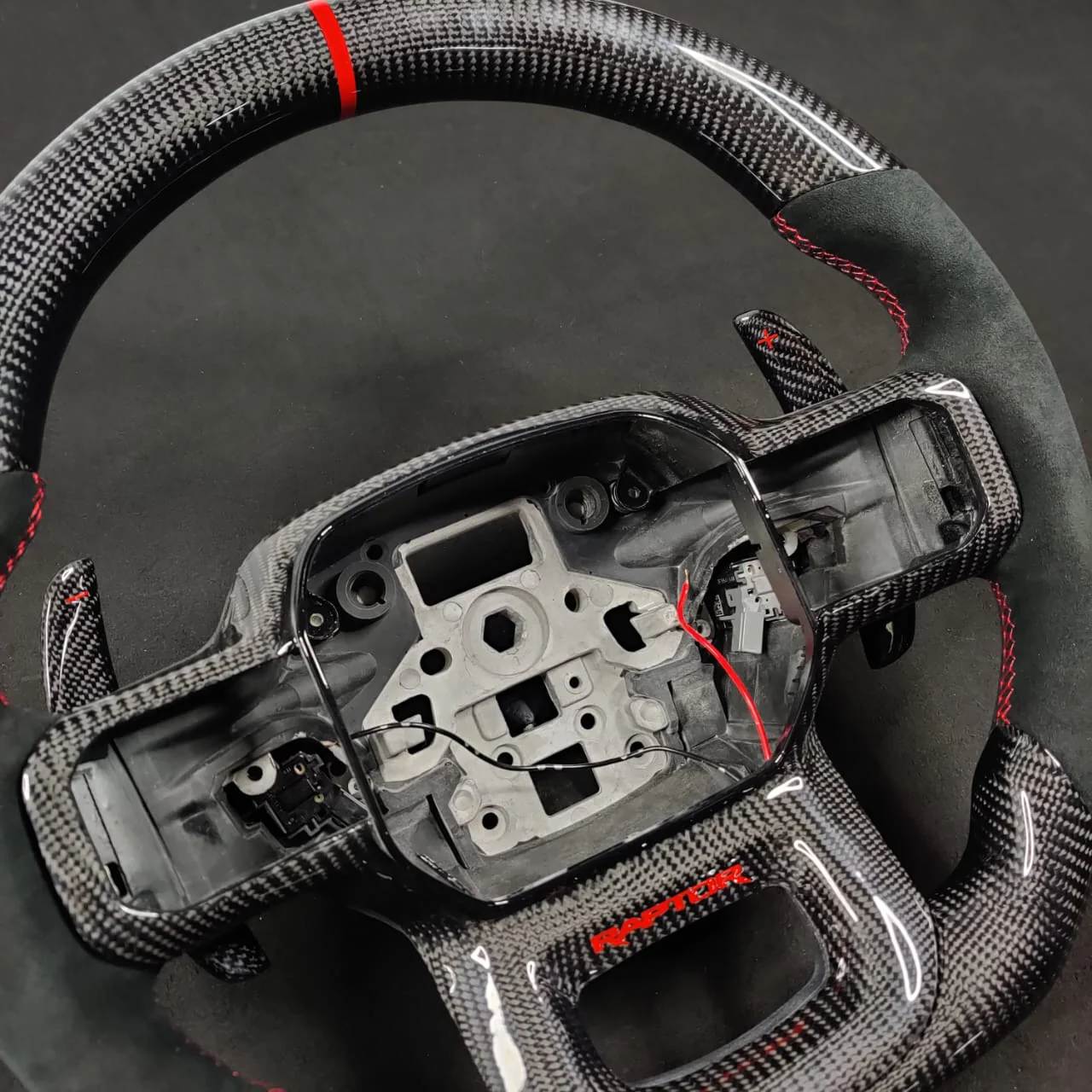 2021-2026+ Ford F150 & Raptor Custom Carbon Fiber LED Steering Wheel - Image 85