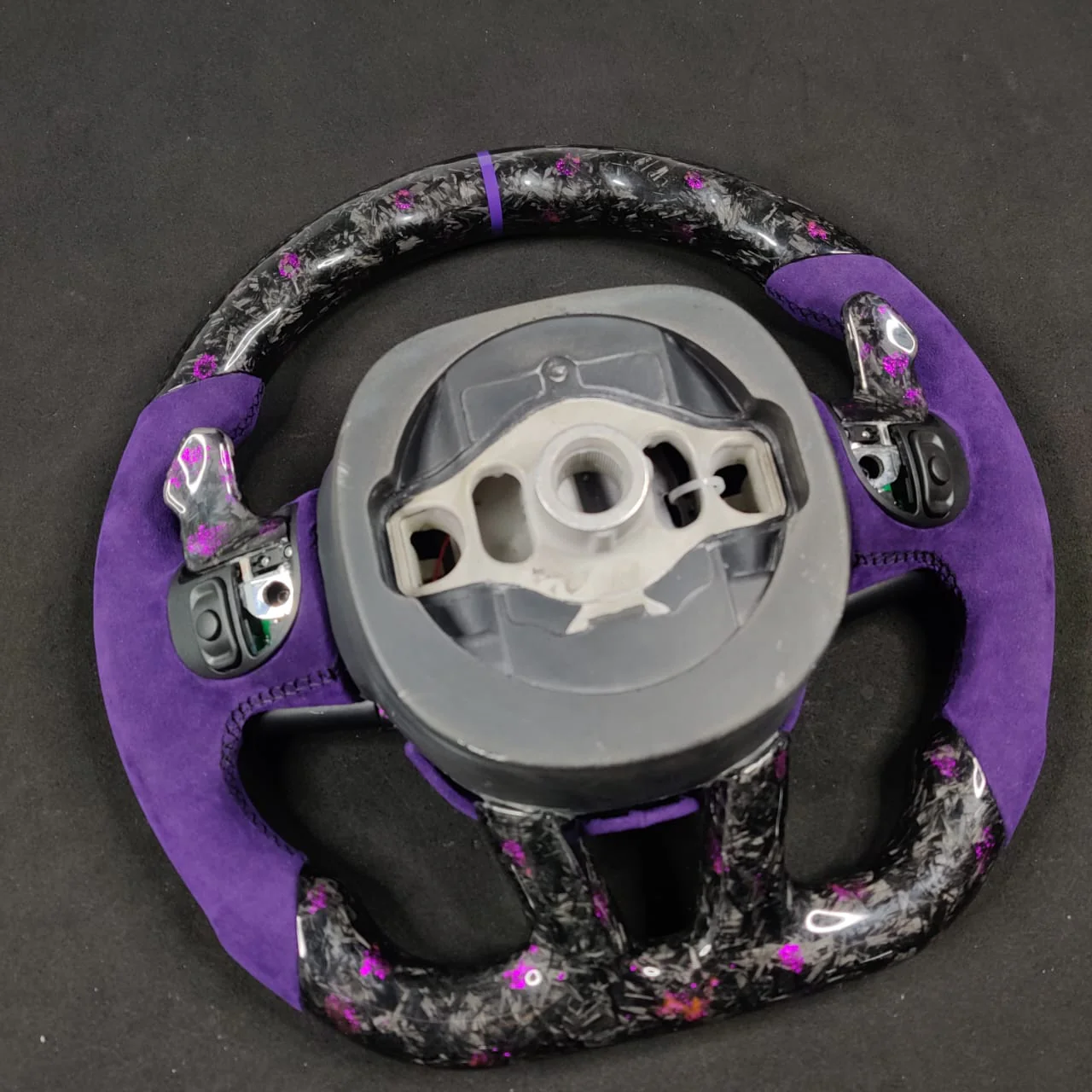 2014-2021 Jeep Trackhawk SRT Custom Carbon Fiber Steering Wheel w/ LED RPM Display - Image 47