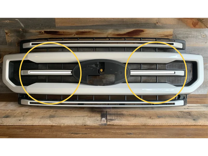 2020-2022 Ford Super Duty F250 Scanning LED Center Grill Accent Lights Kit - Image 8