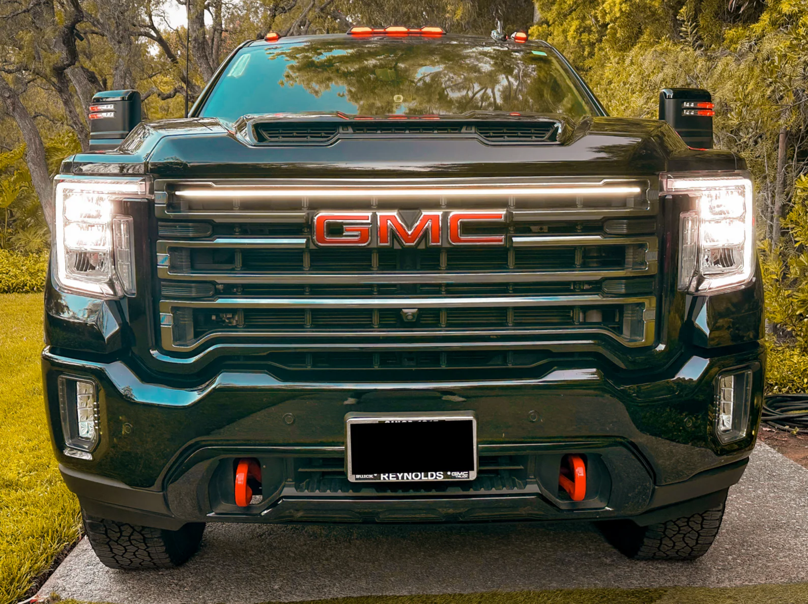 2020-2023 GMC Sierra HD 2500 LED Grill Accent Light Bar Kit - Image 11