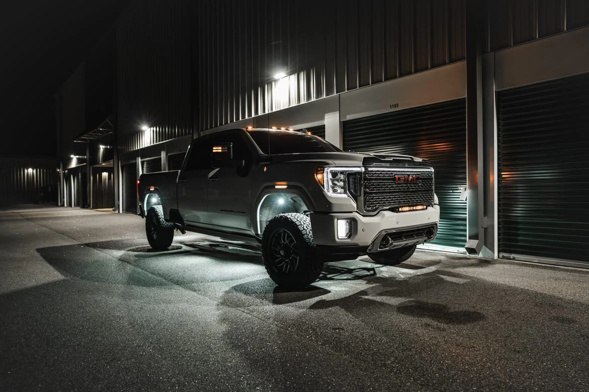 2020-2023 GMC Sierra HD 2500 LED Grill Accent Light Bar Kit - Image 14