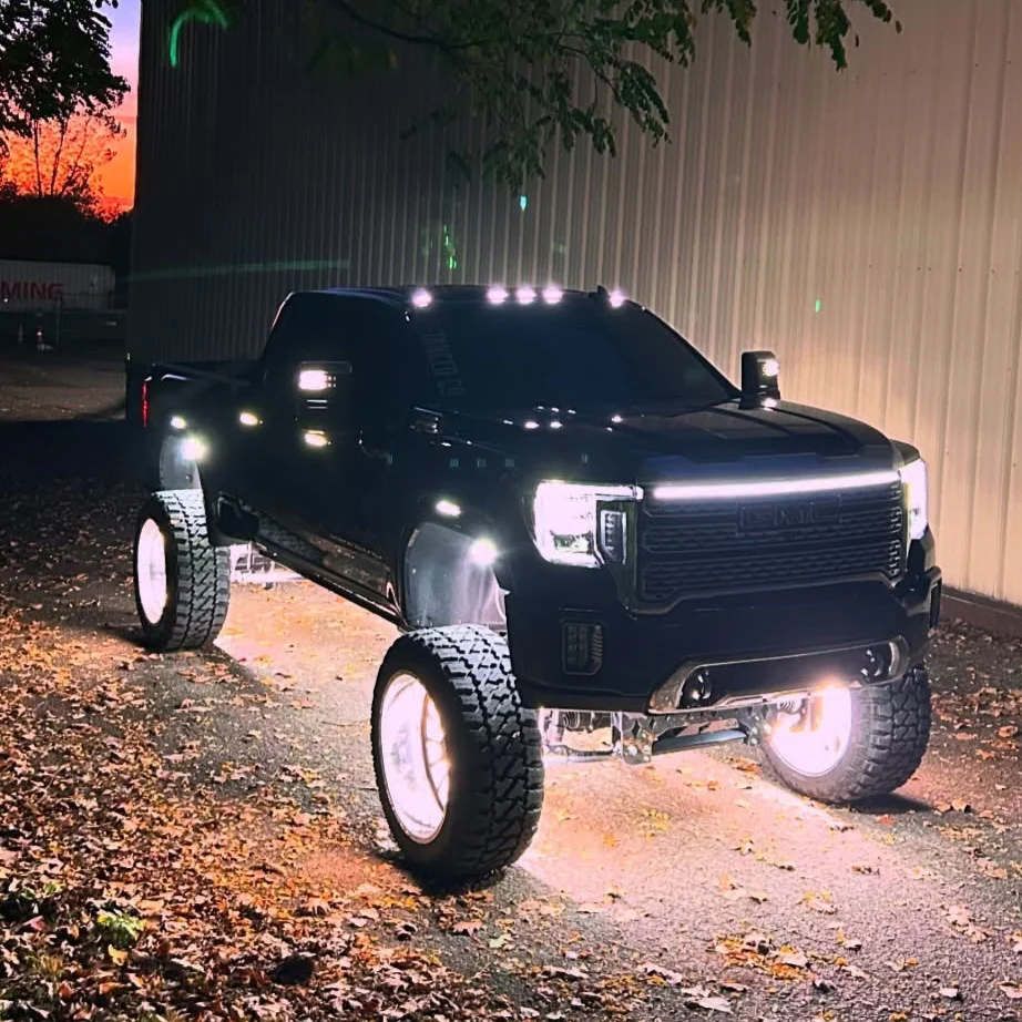 2020-2023 GMC Sierra HD 2500 LED Grill Accent Light Bar Kit - Image 8