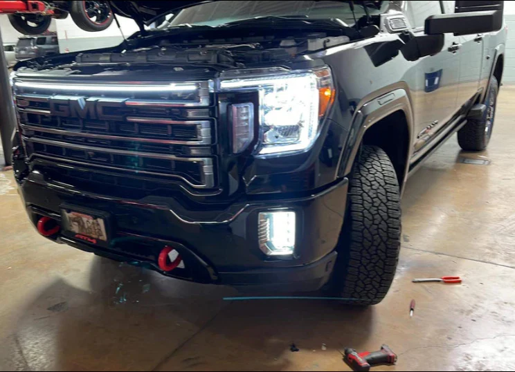 2020-2023 GMC Sierra HD 2500 LED Grill Accent Light Bar Kit - Image 9