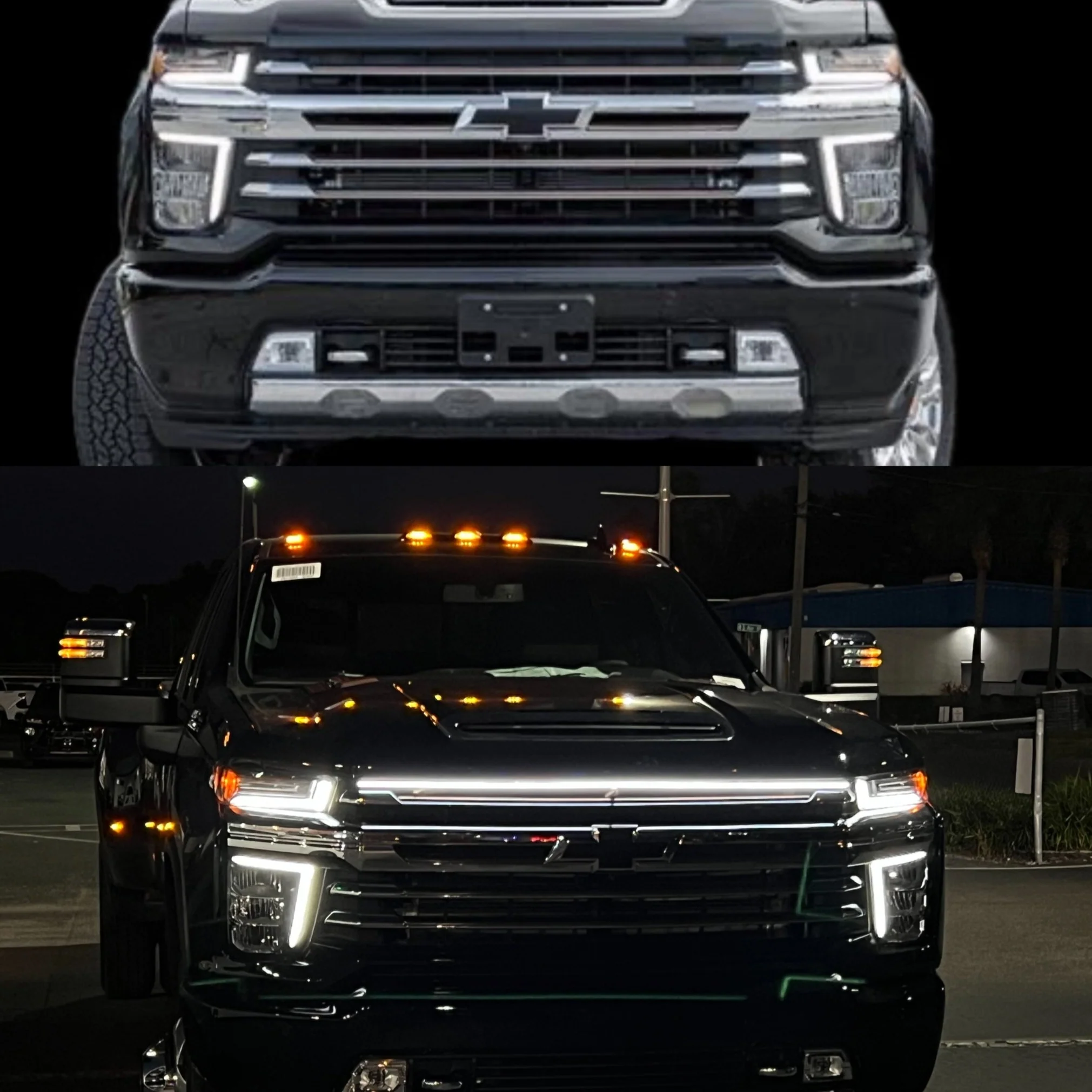 2020-2023 Chevrolet Silverado HD 2500 LED Grill Accent Light Bar Kit - Image 6