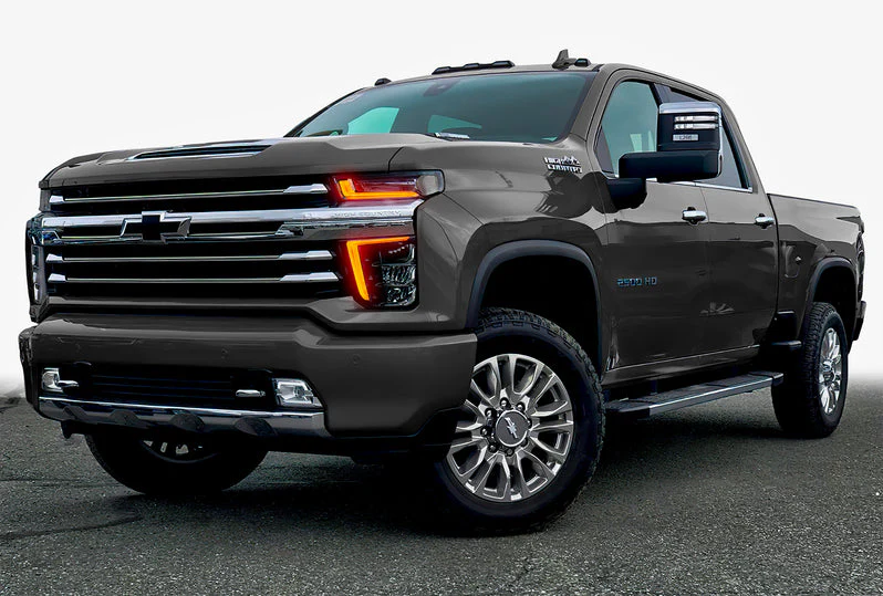 2020-2023 Chevy Silverado HD 2500/3500 RGBW +A LED DRL Boards Kit - Image 10