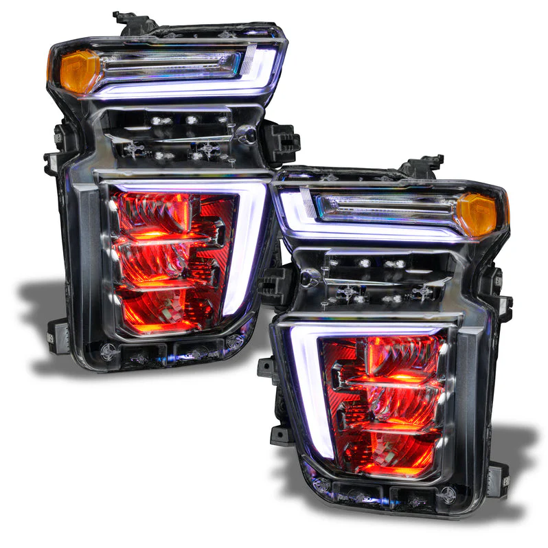 2020-2023 Chevy Silverado HD 2500/3500 RGBW +A LED DRL Boards Kit - Image 7