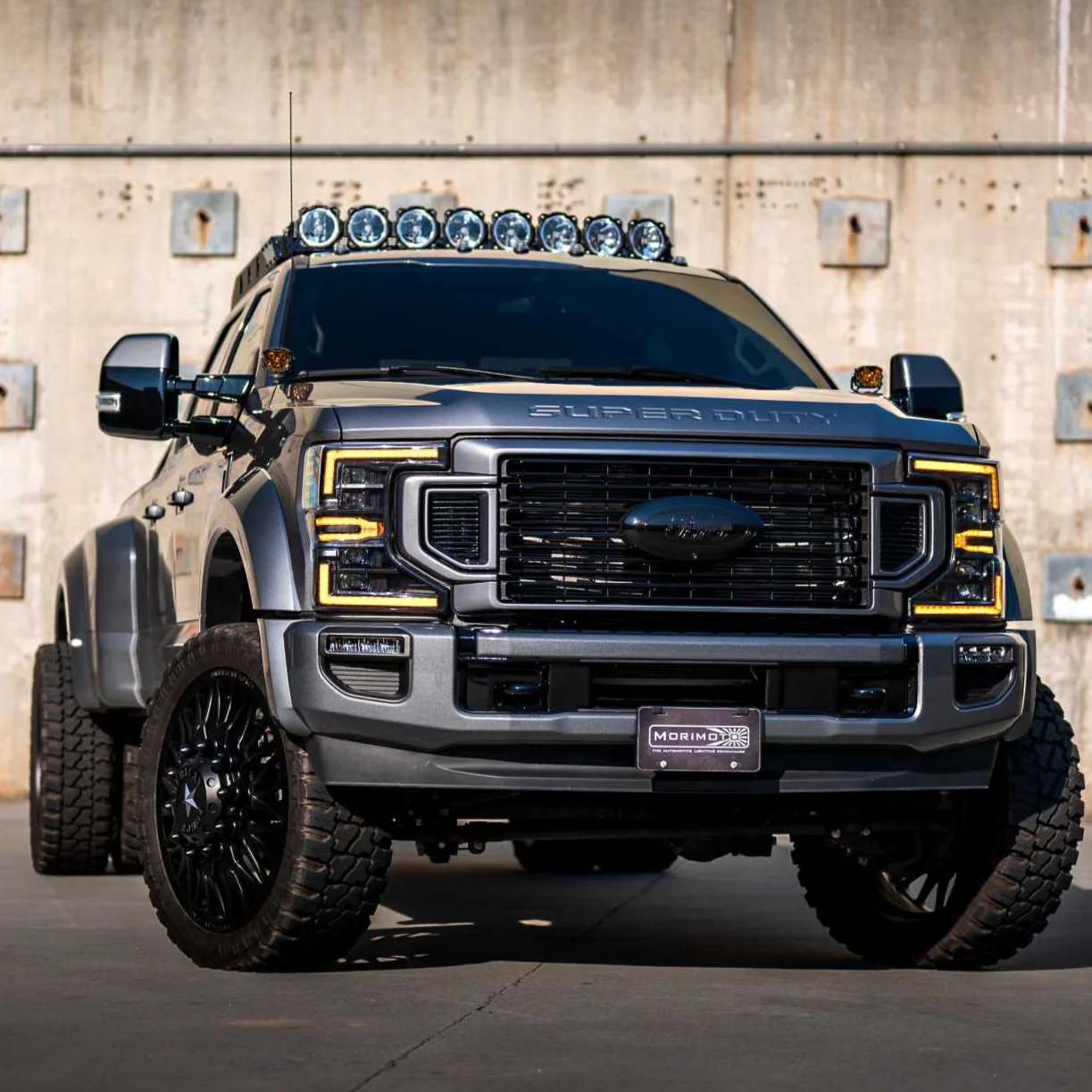 2020-2022 Ford Super Duty F250/F350 Amber LED DRL Projector Headlights - Image 3