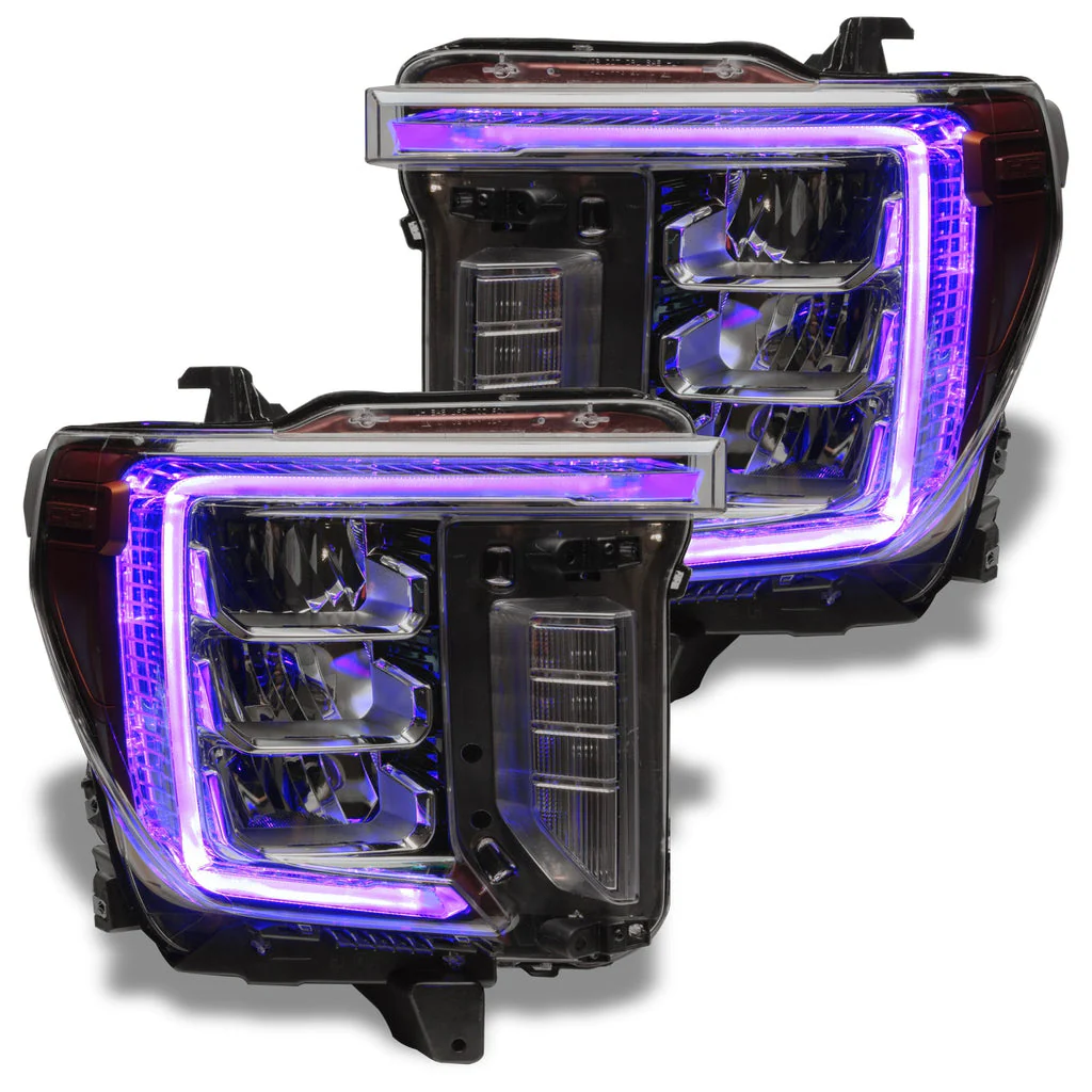 2020-2023 GMC Sierra HD 2500/3500 RGBW LED DRL Boards Kit - Image 9