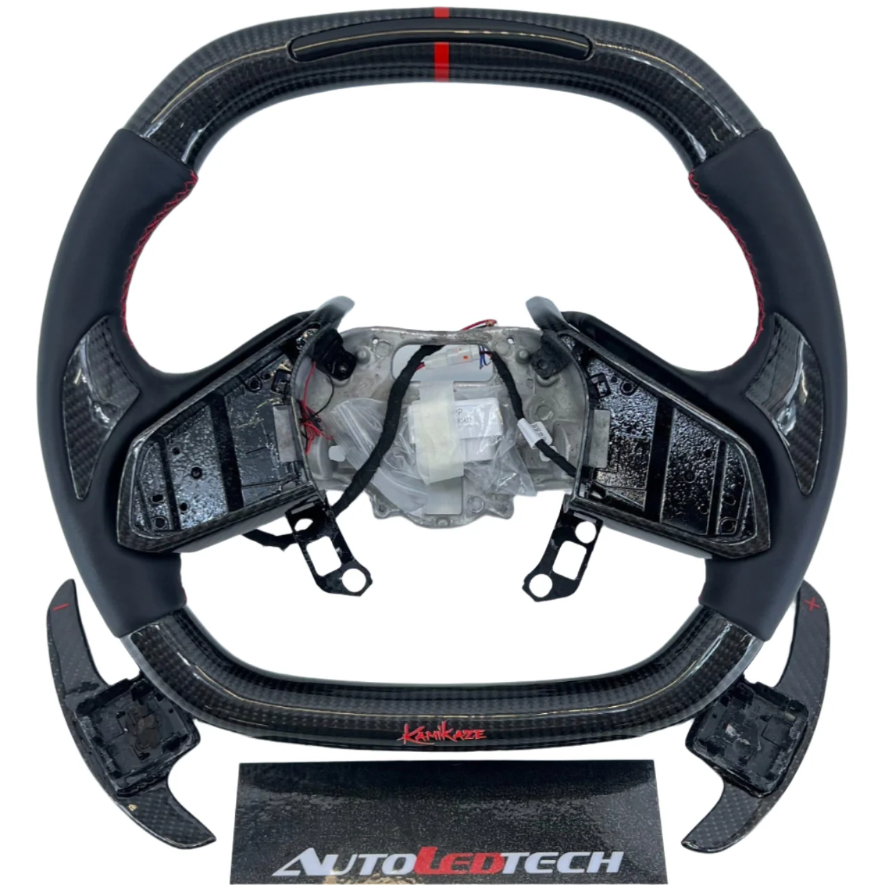 2020-2026+ Chevrolet C8 Corvette Custom Carbon Fiber Steering Wheel - Image 15