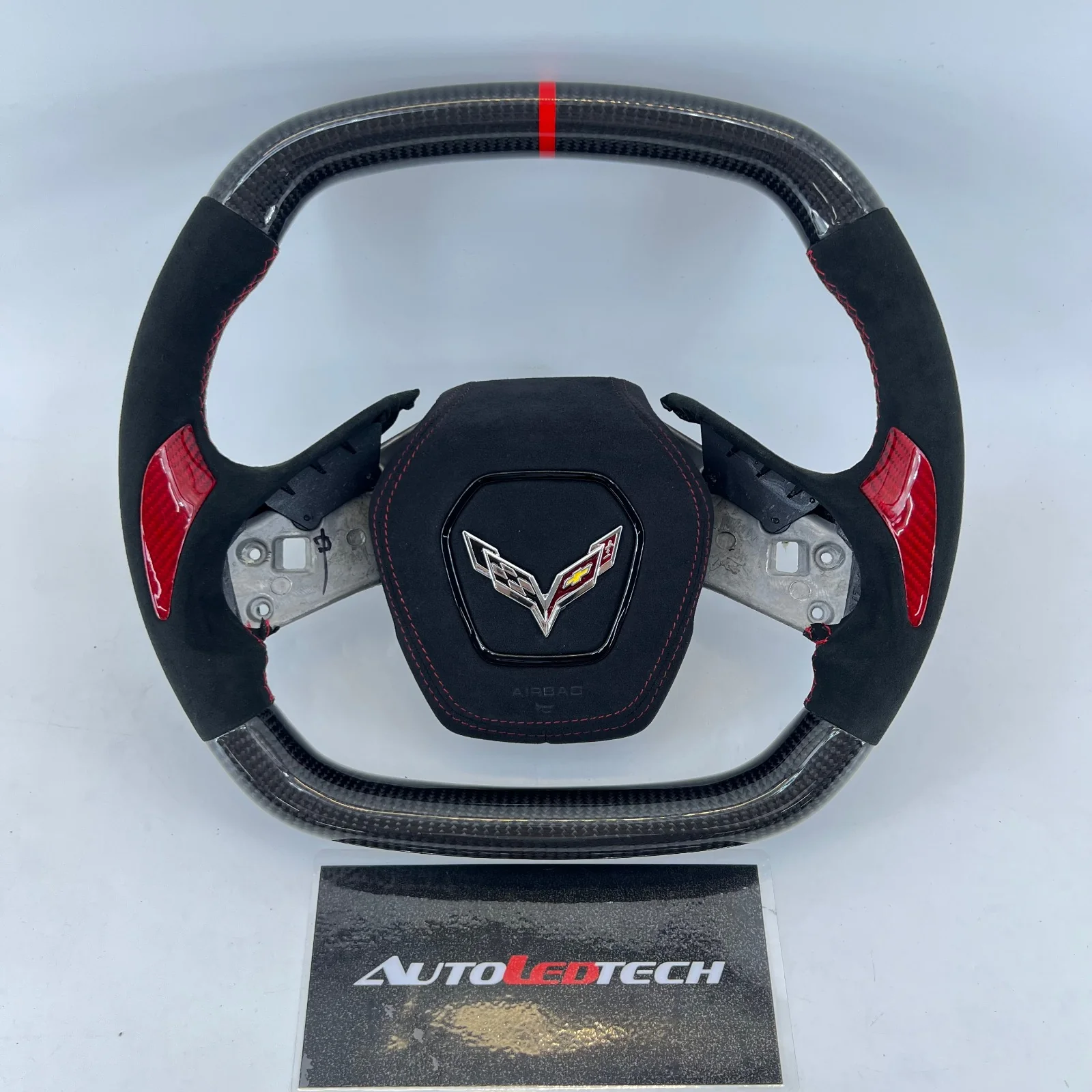 2020-2026+ Chevrolet C8 Corvette Custom Carbon Fiber Steering Wheel - Image 19