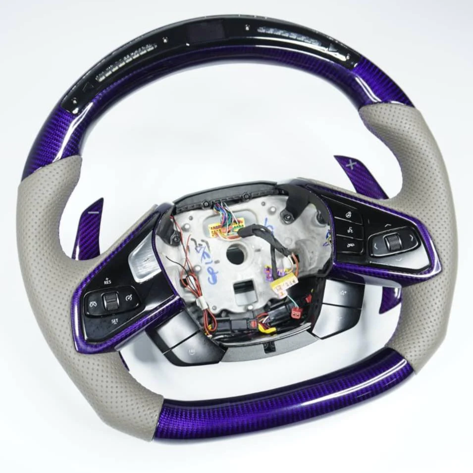 2020-2026+ Chevrolet C8 Corvette Custom Carbon Fiber Steering Wheel - Image 47