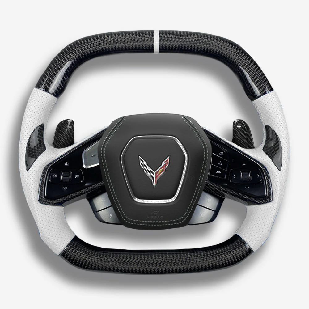 2020-2026+ Chevrolet C8 Corvette Custom Carbon Fiber Steering Wheel - Image 48