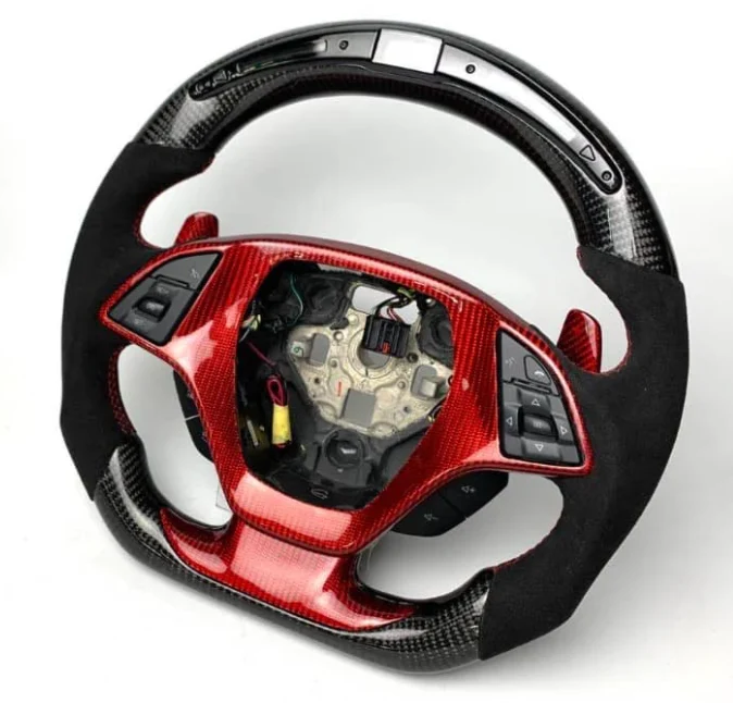 2014-2019 C7 Corvette Carbon Fiber Steering Wheel w/ LED RPM Display - Image 60