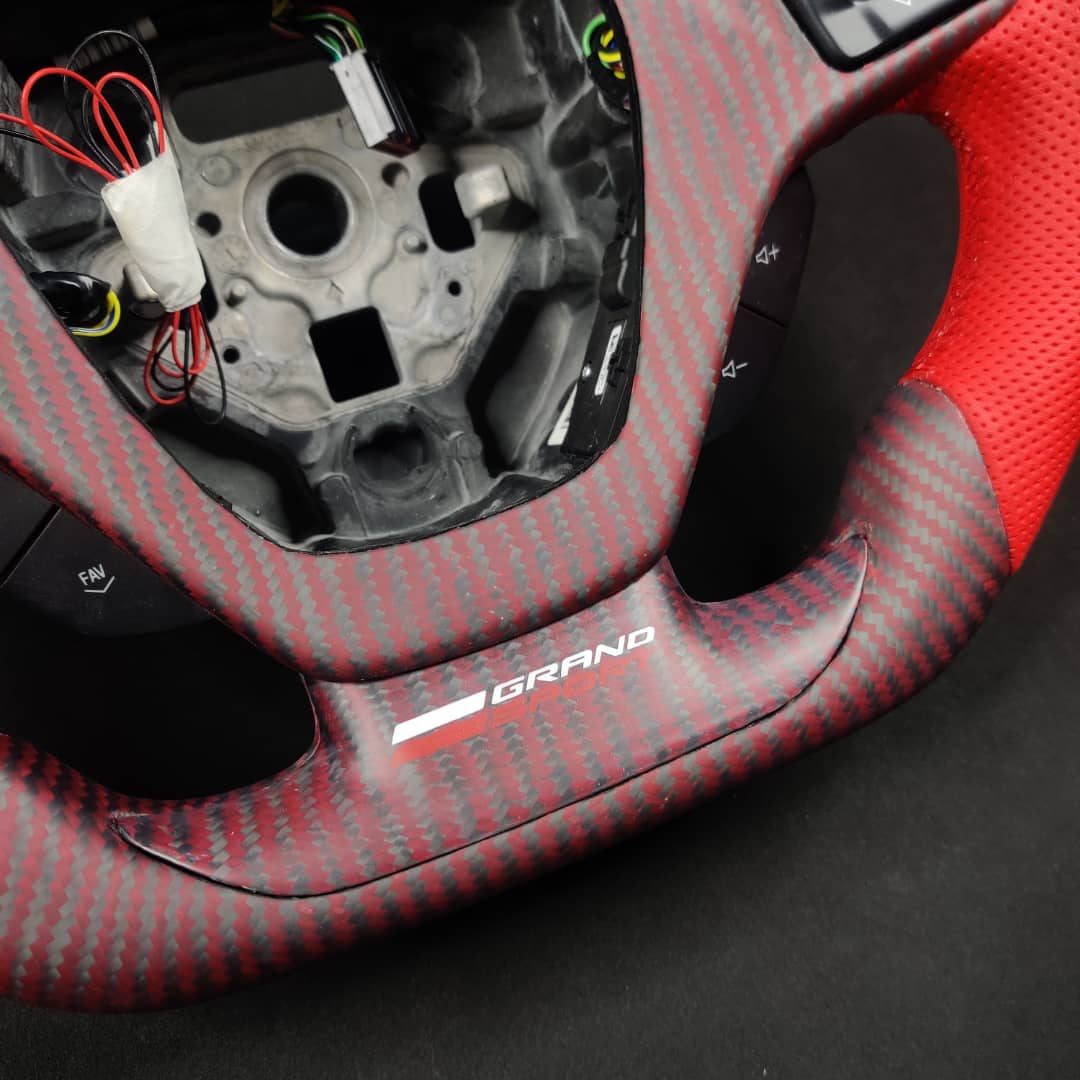 2014-2019 C7 Corvette Carbon Fiber Steering Wheel w/ LED RPM Display - Image 51