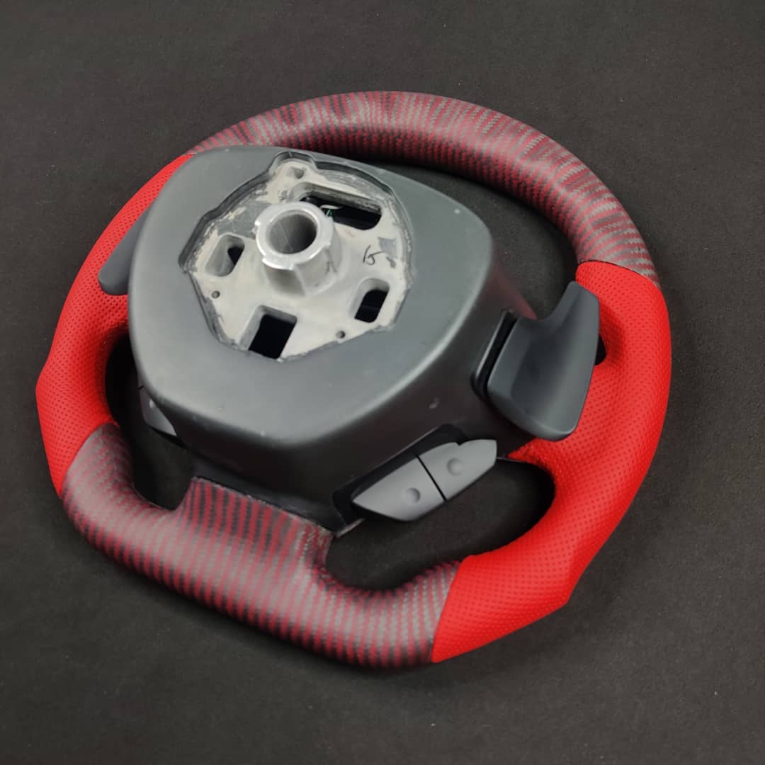 2014-2019 C7 Corvette Carbon Fiber Steering Wheel w/ LED RPM Display - Image 64