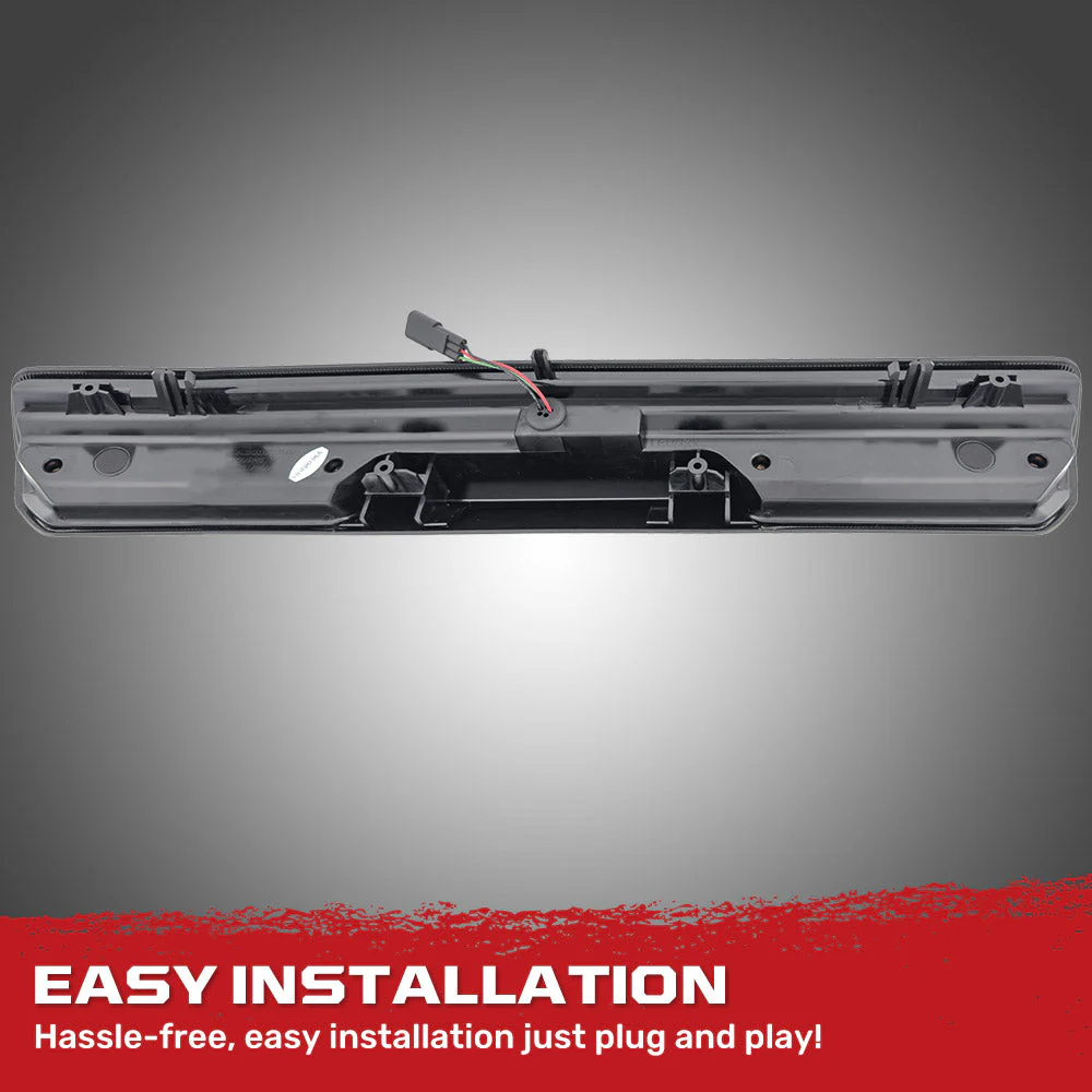 2020-2026+ GMC Sierra Chevy Silverado Smoked Clear LED 3rd Brake Light - Image 13