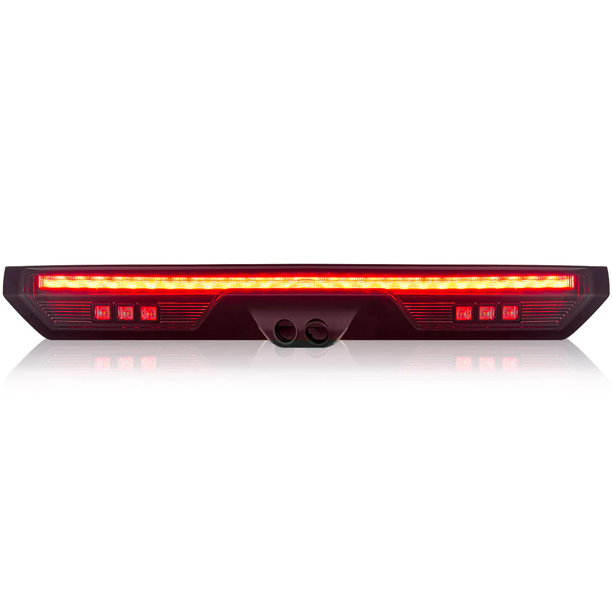 2020-2026+ GMC Sierra Chevy Silverado Smoked Clear LED 3rd Brake Light - Image 3