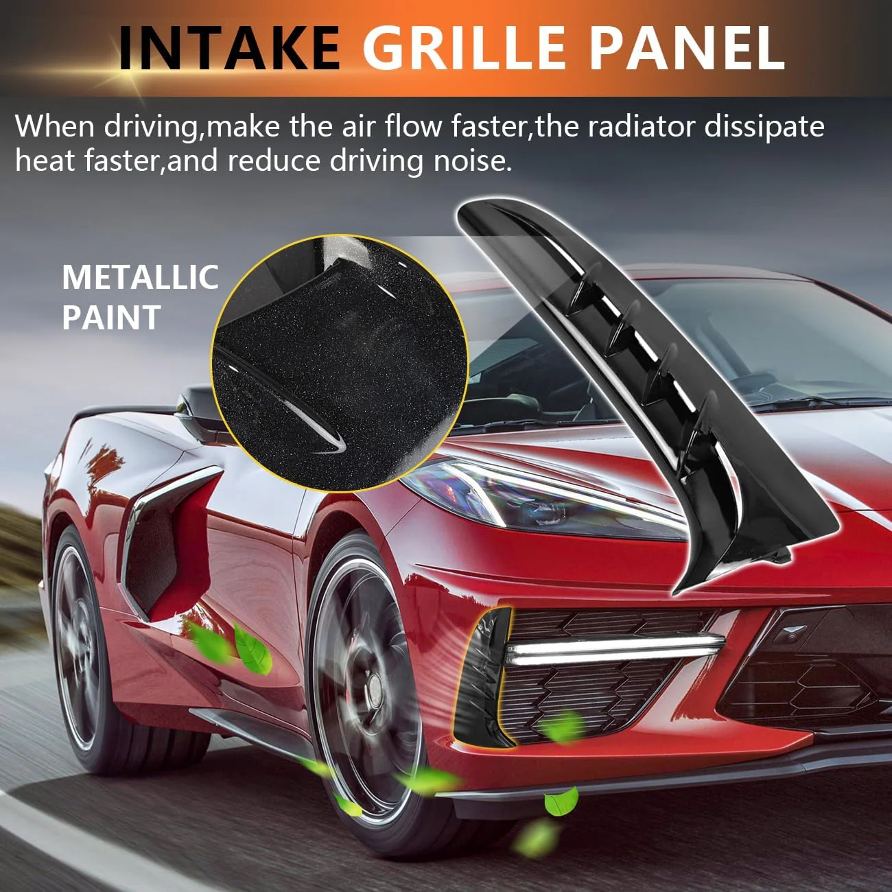 2020+ Chevy C8 Corvette Sequential Switchback LED DRL Grill Accent Bumper Lights - Image 6