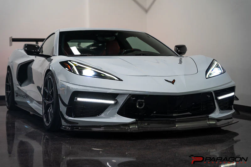 2020+ Chevy C8 Corvette Sequential Switchback LED DRL Grill Accent Bumper Lights - Image 13