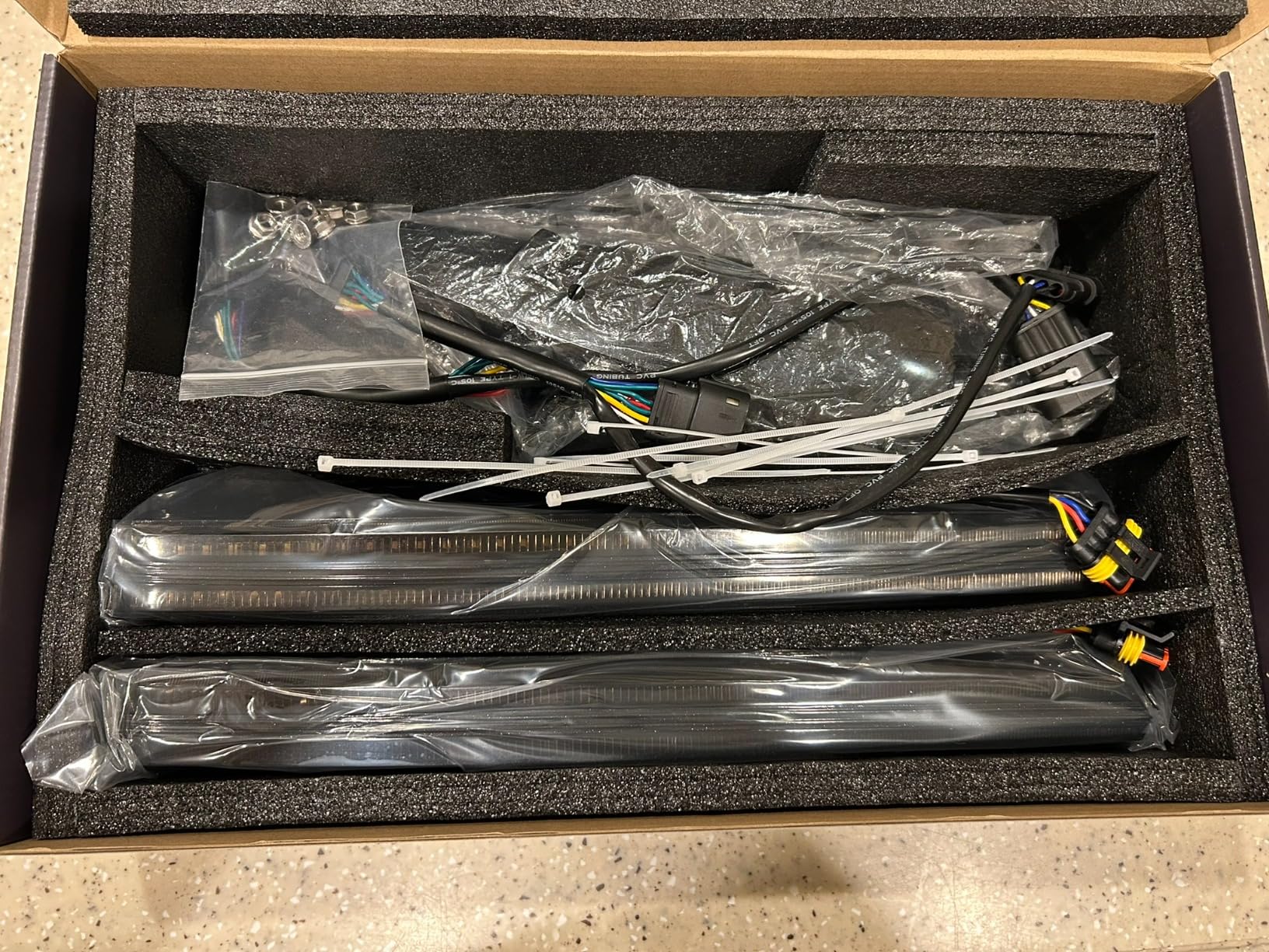 2020+ Chevy C8 Corvette Sequential Switchback LED DRL Grill Accent Bumper Lights - Image 16