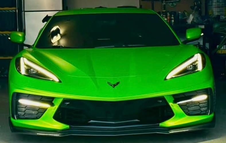 2020+ Chevy C8 Corvette Sequential Switchback LED DRL Grill Accent Bumper Lights - Image 17