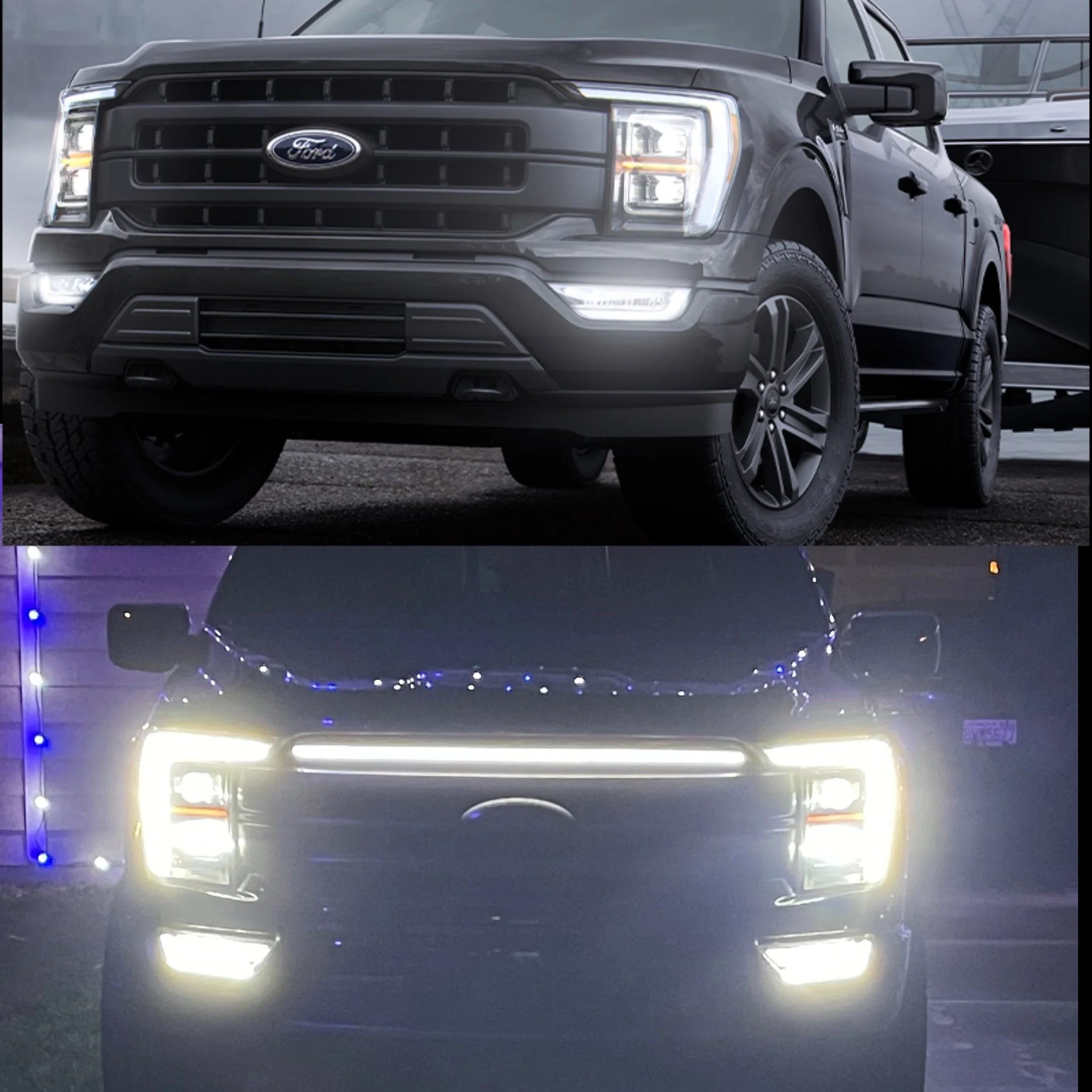 2021-2023 Ford F150 LED Grill Accent Light Bar Kit - Image 11