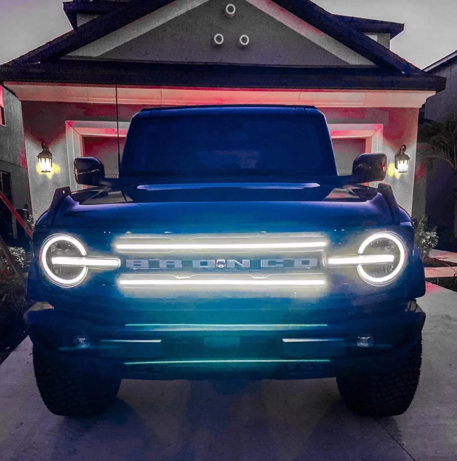2021-2025+ Ford Bronco LED Grill Accent Lights Kit - Image 4