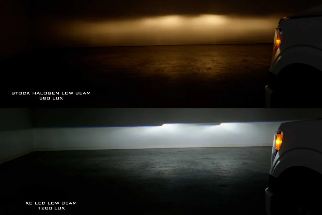 2021-2023 Ford F150 Amber LED DRL Projector Headlights - Image 13