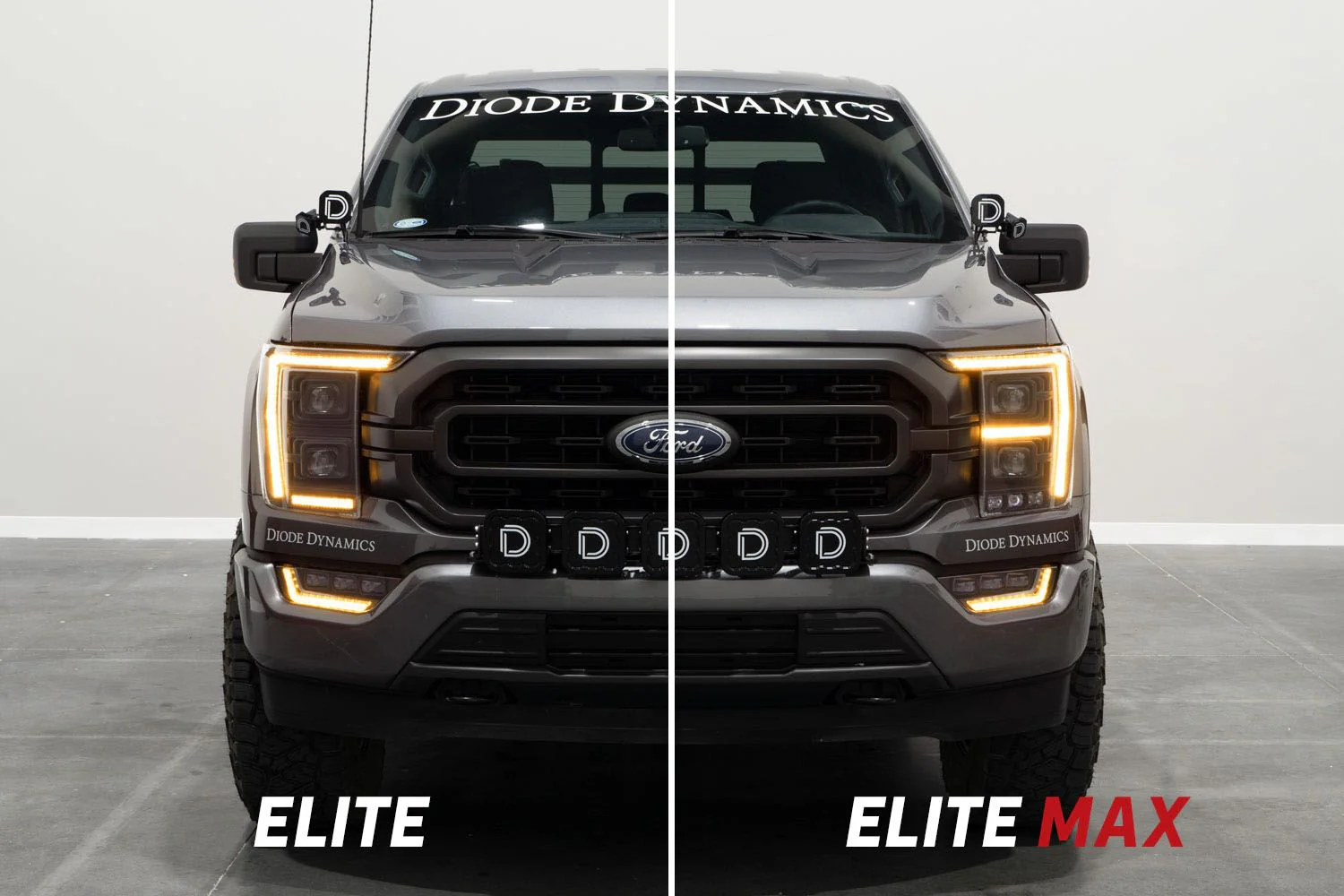 2021-2023 Ford F-150 & Raptor ELITE MAX LED White/Amber DRL Projector Headlights - Image 6