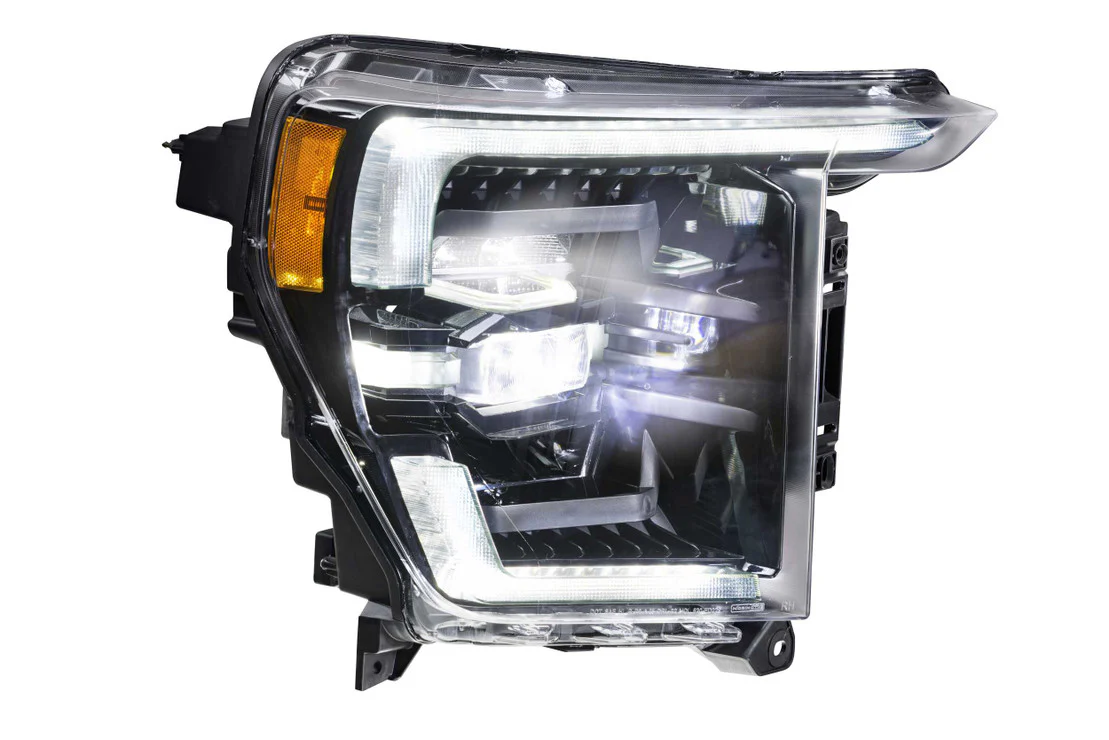 2021-2023 Ford F150 White LED DRL Projector Headlights - Image 10