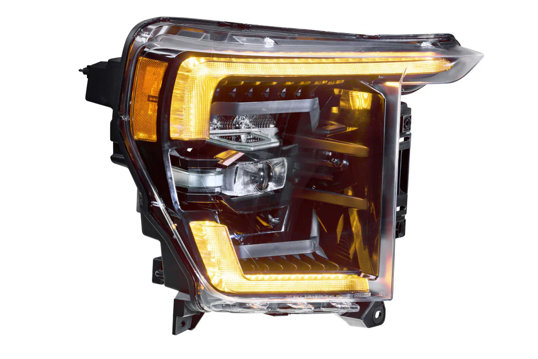 2021-2023 Ford F150 White LED DRL Projector Headlights - Image 9