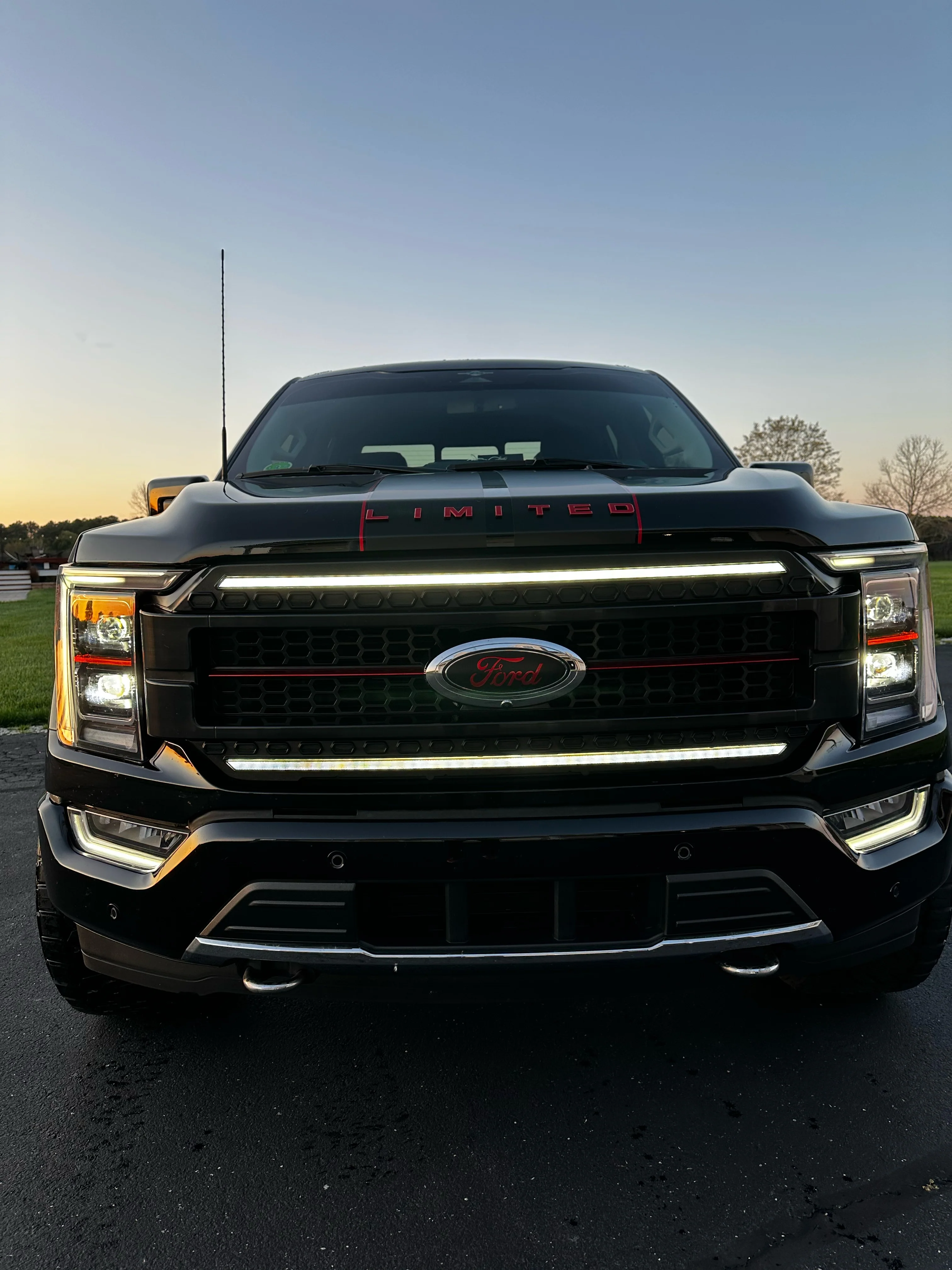 2021-2023 Ford F150 White LED DRL XBG Grill Light Assembly - Image 8