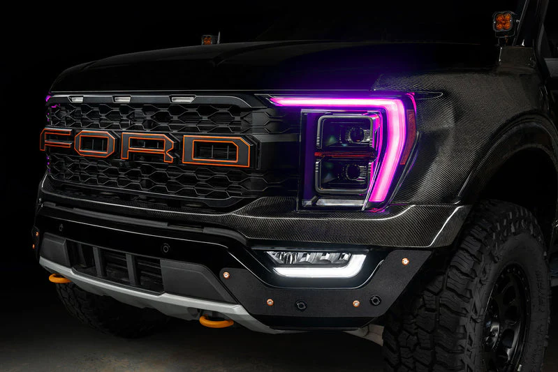 2021-2023 Ford F150 & Raptor RGBW +A LED DRL Boards Kit - Image 12