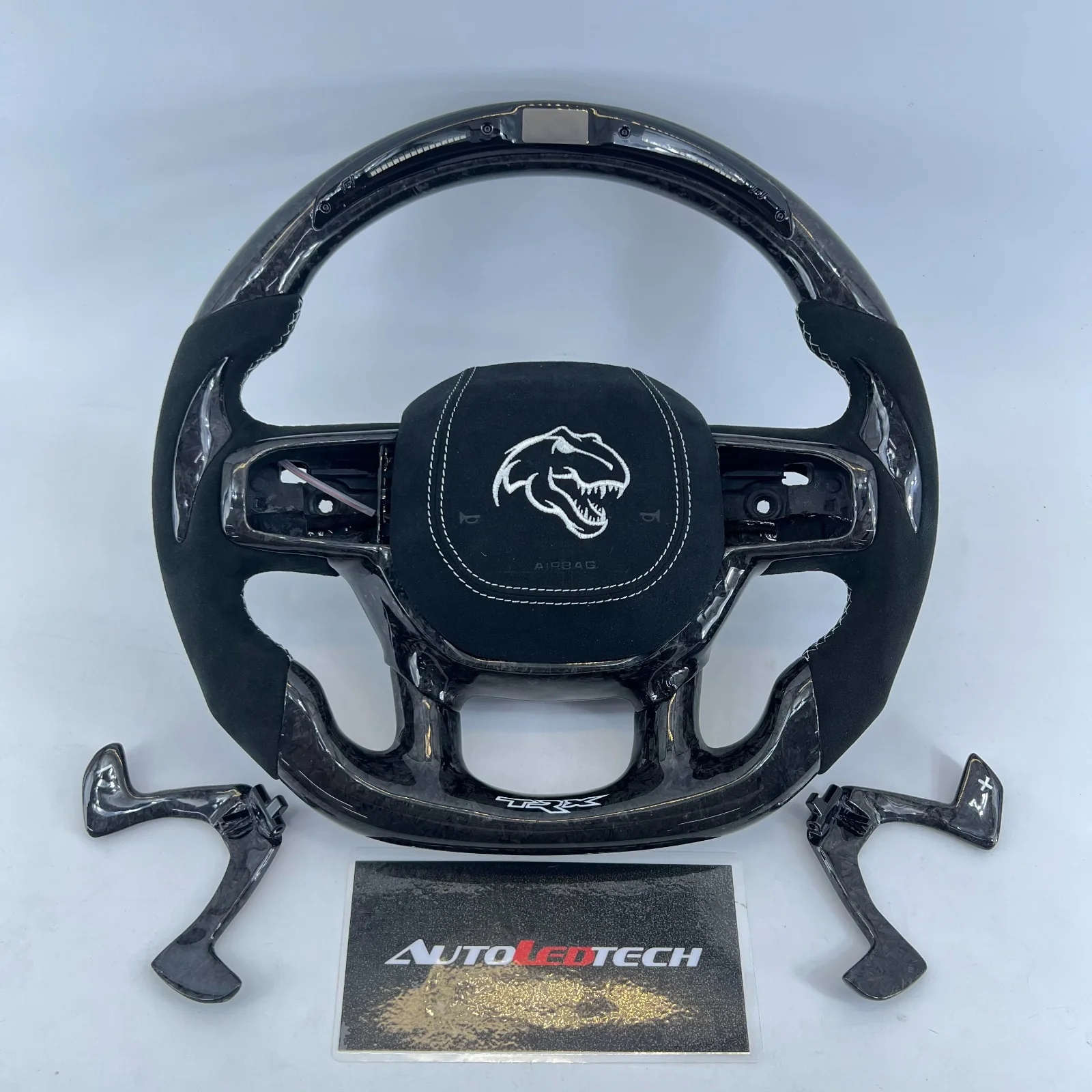 2021-2026+ Ram TRX 1500 Custom Carbon Fiber Steering Wheel - Image 13
