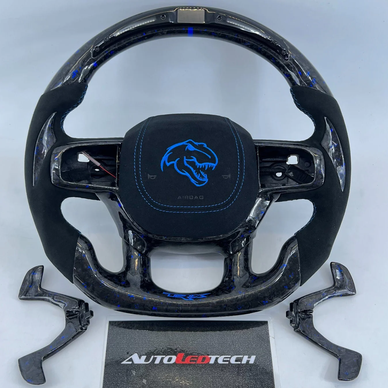 2021-2026+ Ram TRX 1500 Custom Carbon Fiber Steering Wheel - Image 4
