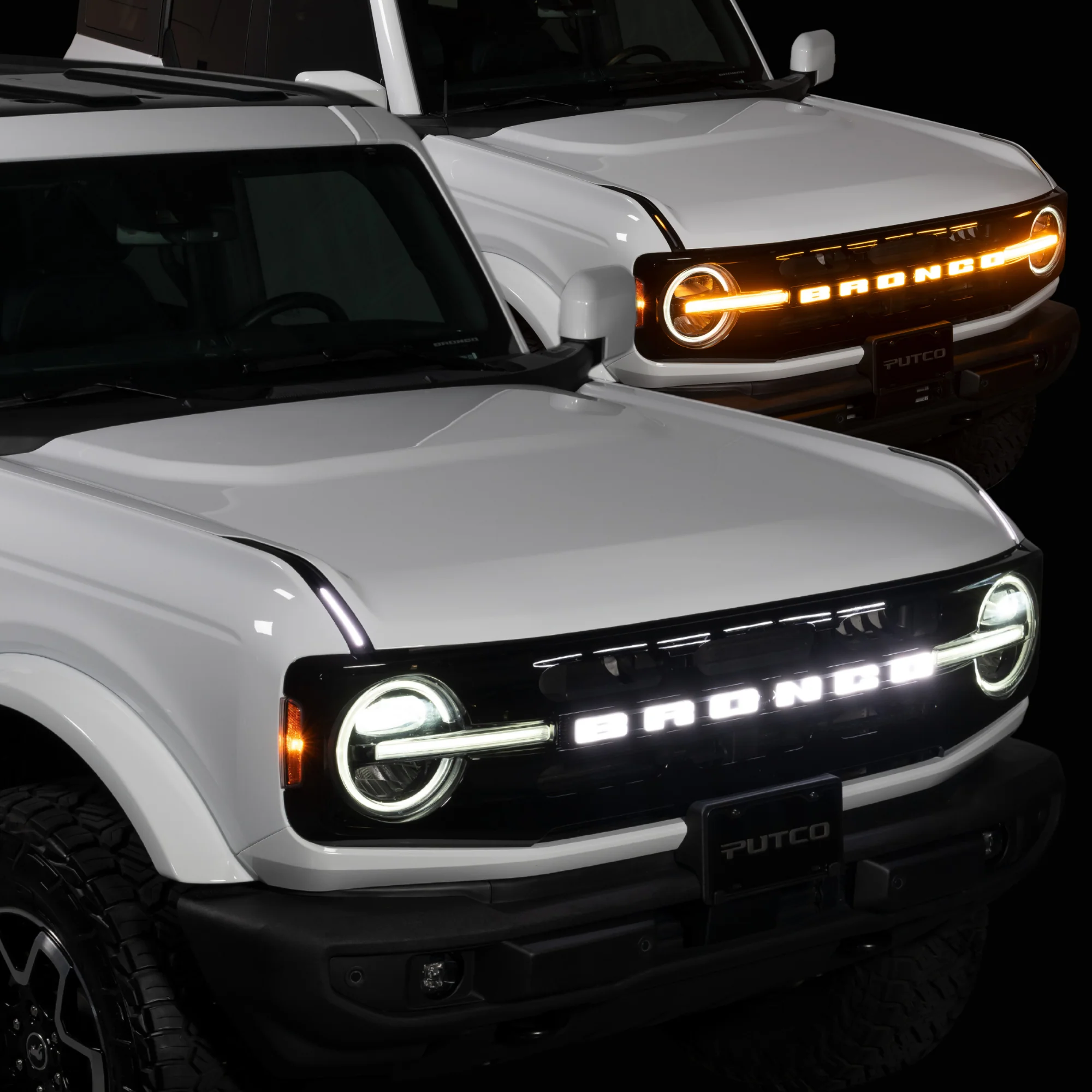 2021-2026+ Ford Bronco Illuminated LED Grill Emblem Logo - ANIMATED STARTUP - Image 3