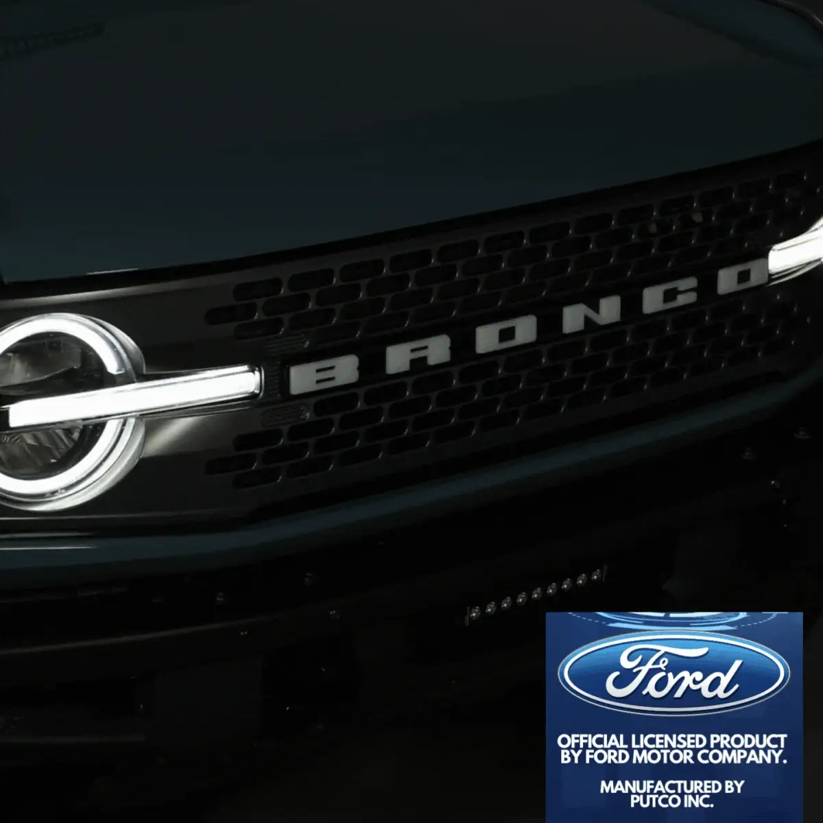 2021-2026+ Ford Bronco Illuminated LED Grill Emblem Logo - ANIMATED STARTUP - Image 5