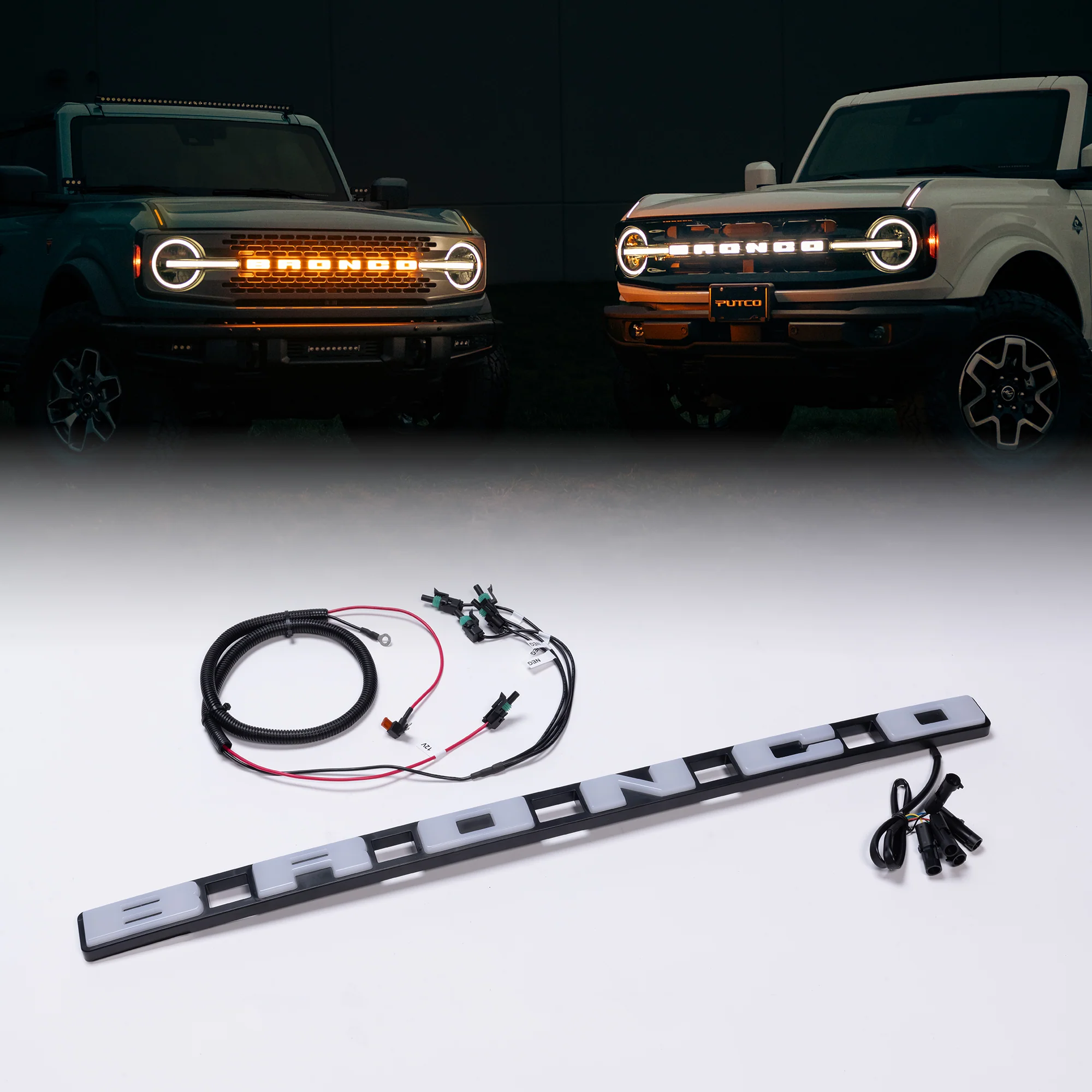 2021-2026+ Ford Bronco Illuminated LED Grill Emblem Logo - ANIMATED STARTUP - Image 9