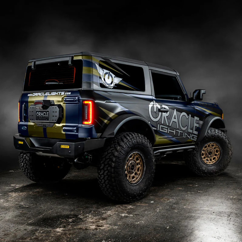 2021-2026+ Ford Bronco Red Smoked LED Flush Mount Tail Lights - Image 16