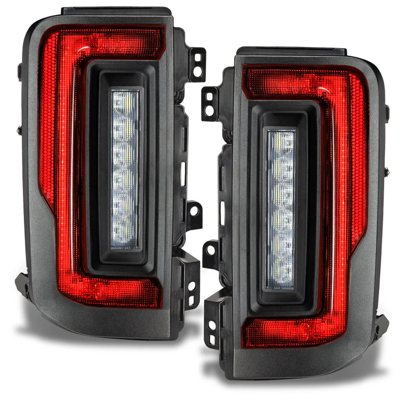 2021-2026+ Ford Bronco Red Smoked LED Flush Mount Tail Lights - Image 4
